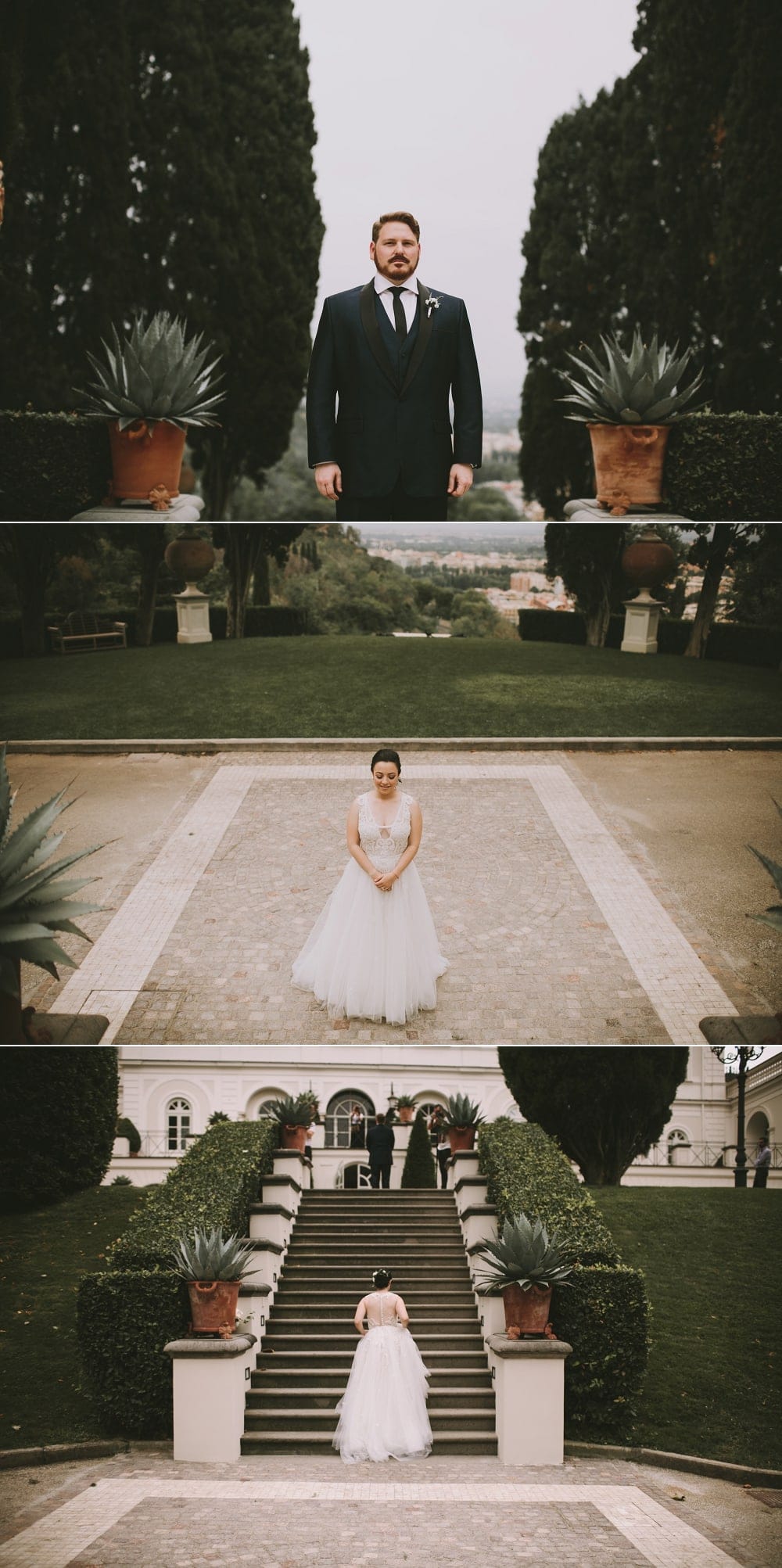 first look rome italy wedding