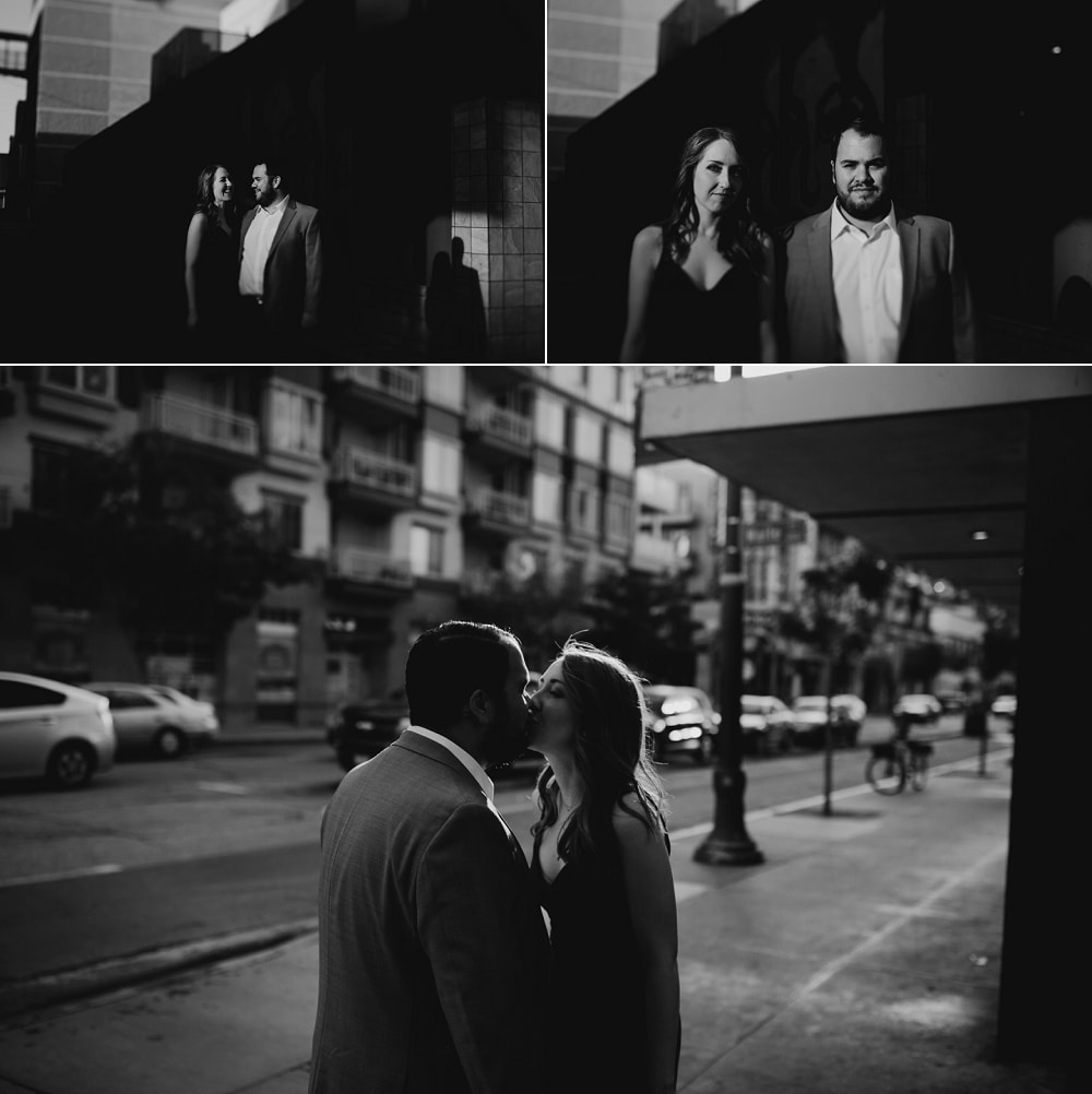 downtown long beach engagement session