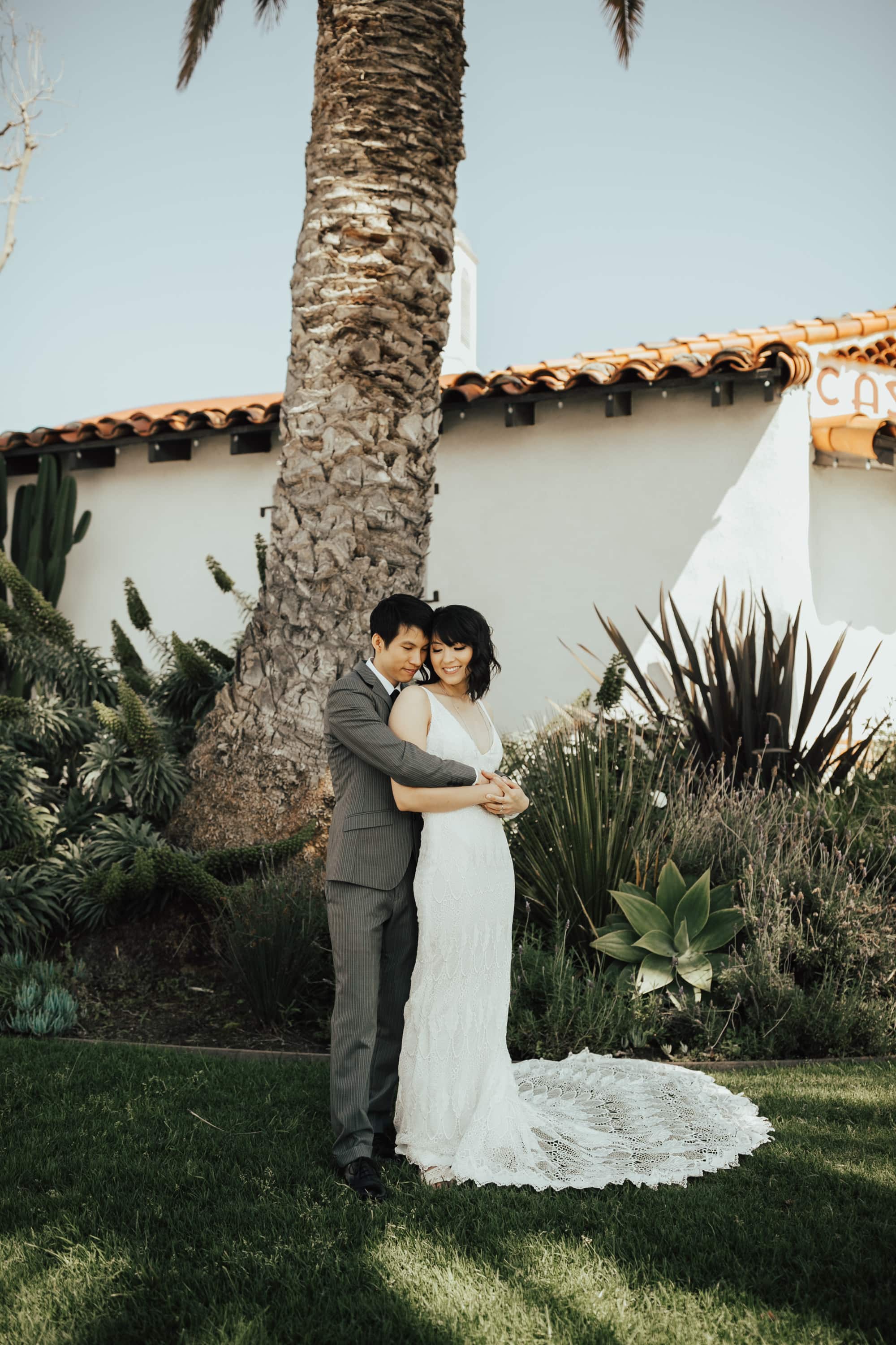 wedding portraits at the casino san clemente