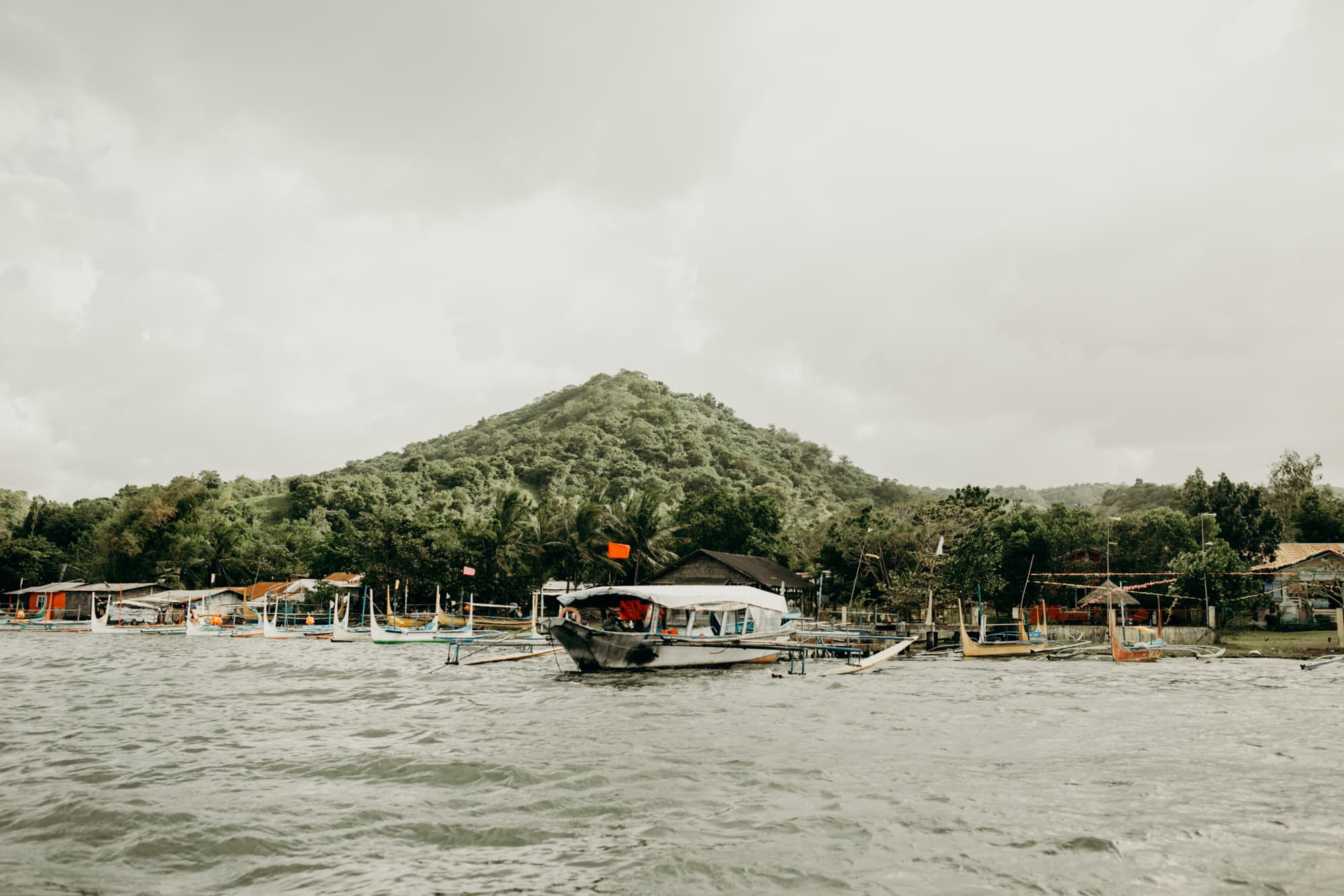 boat ride to taal volcano