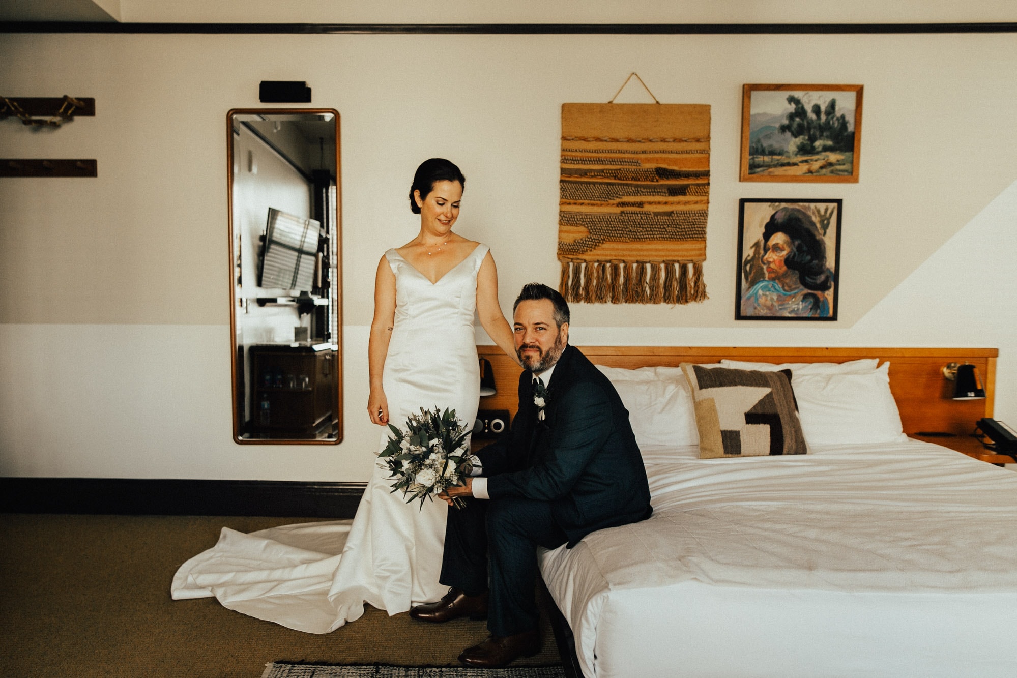 wedding portraits at freehand hotel