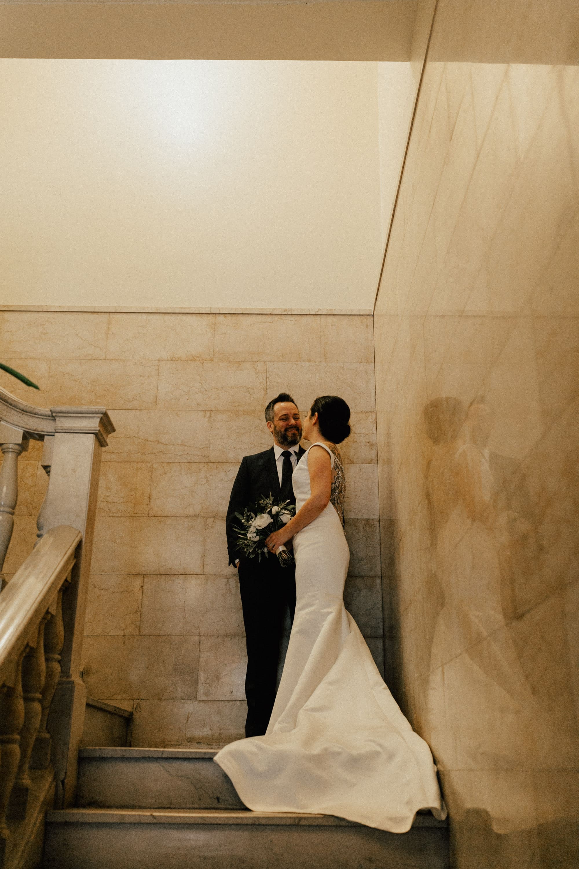 wedding portraits at the freehand los angeles hotel
