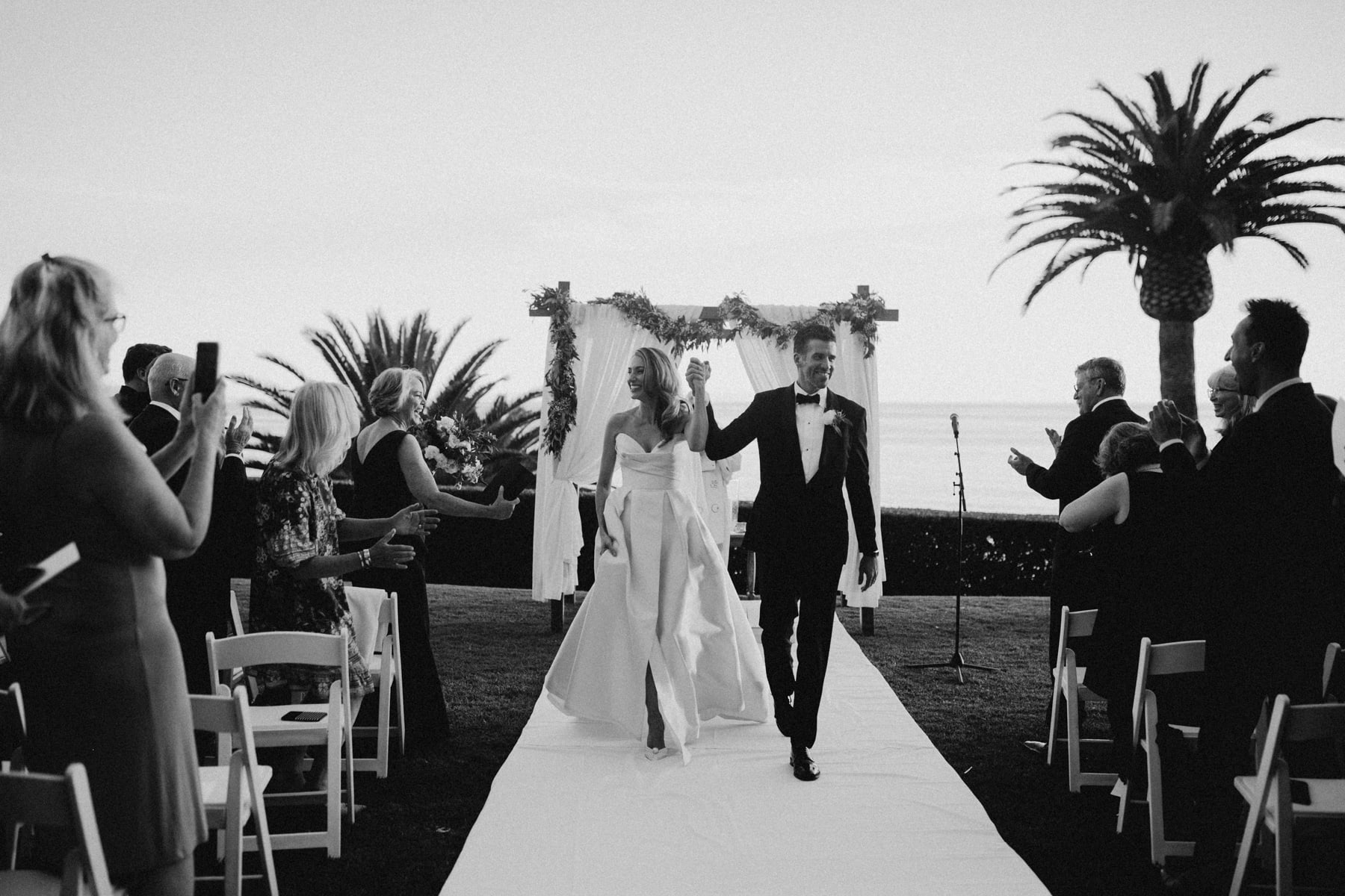 married at the bel air bay club